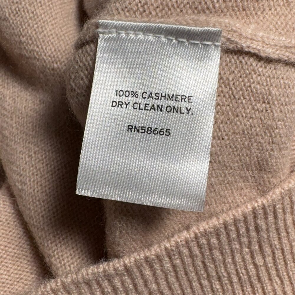 Nordstrom 100% Cashmere Crewneck Sweater – Tan Memoir – XS (NWT) - Picture 5 of 9